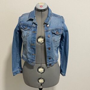 Stylish Women's Blue Denim Jacket